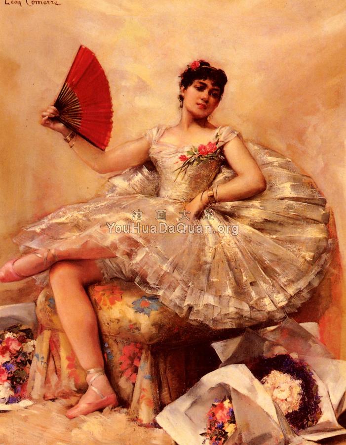 Portrait of the Ballerina Rosita Mauri - 里昂·弗朗索瓦·科梅尔